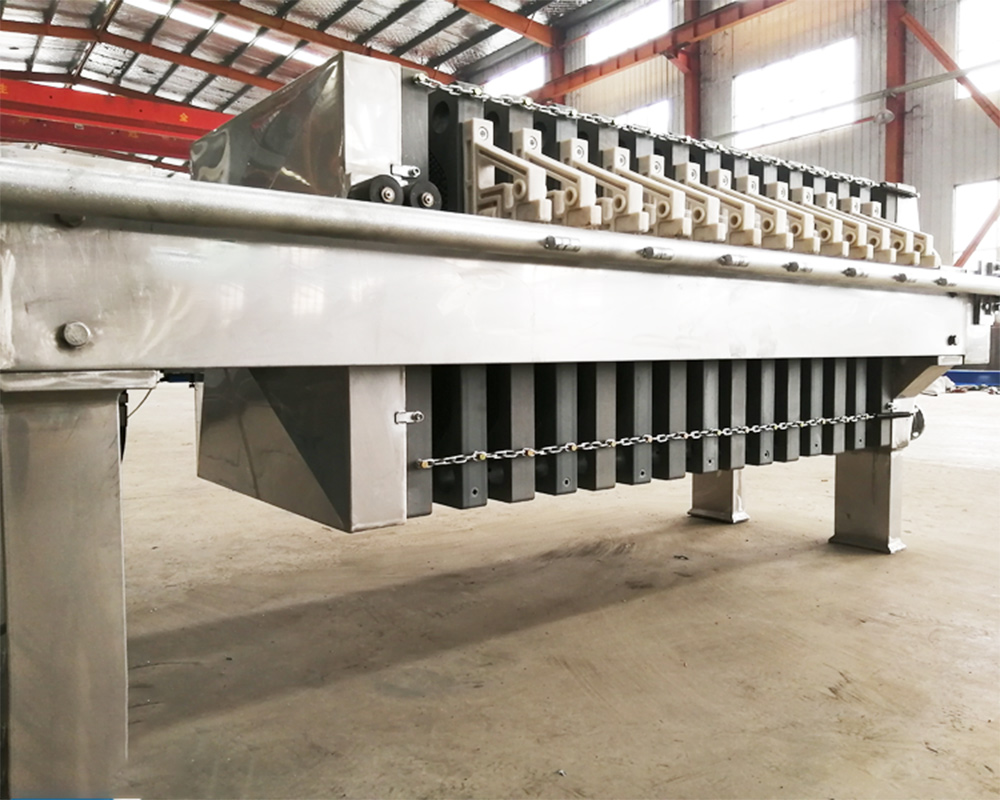 HIGH-EFFICIENCY QUICK-OPENING FILTER PRESS