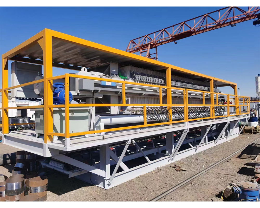 MOBILE FILTER PRESS MACHINE