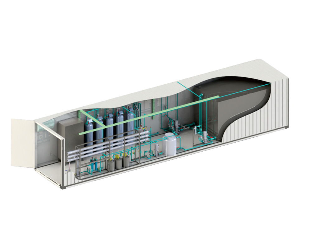 CONTAINERIZED WATER TREATMENT EQUIPMENT