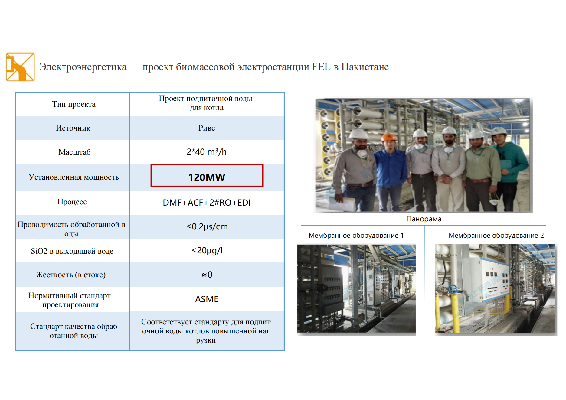 YHDE -超纯水系统行业业绩 Ultrapure Water System Projects Проекты в области систем ультрачистой воды RU1.png